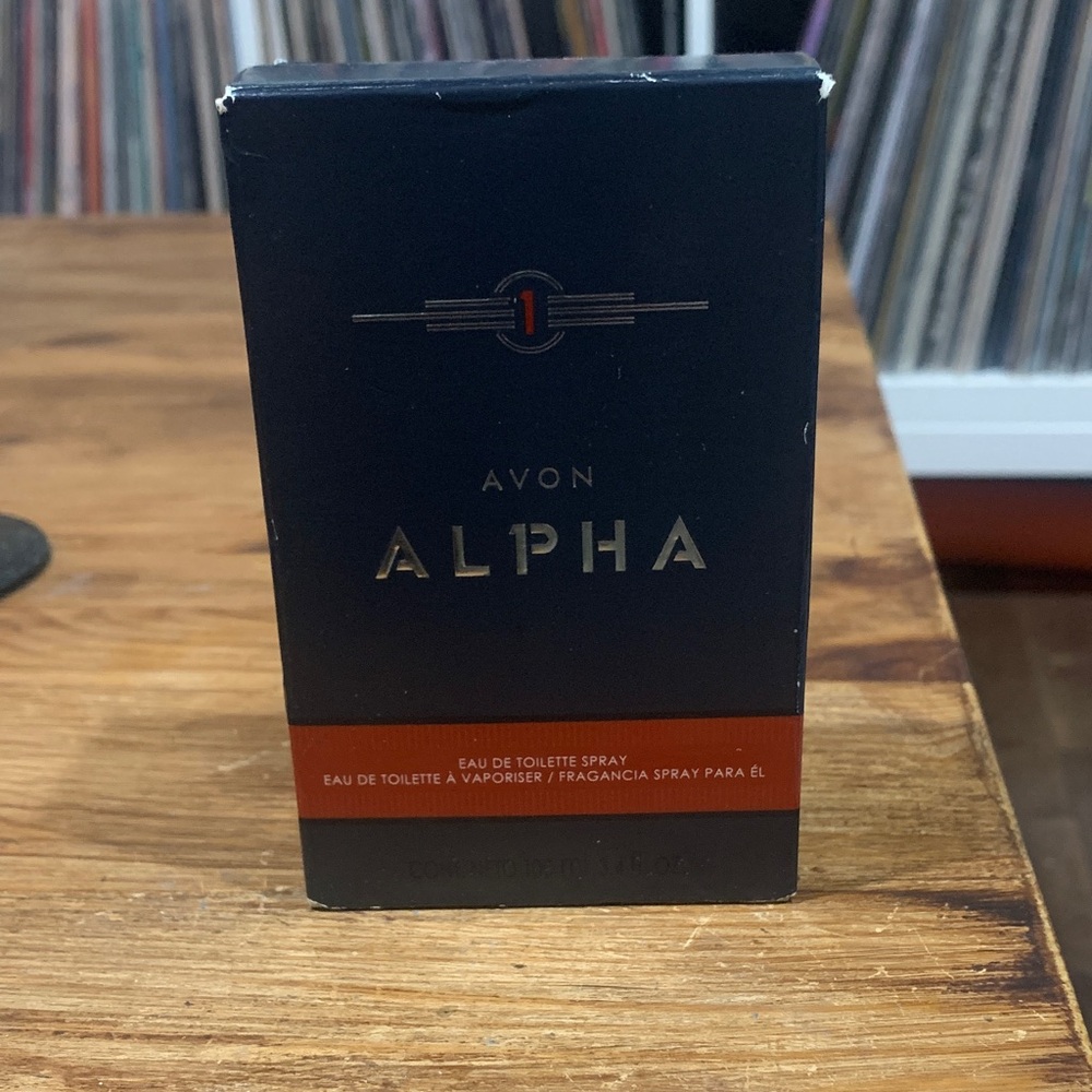 Avon Alpha Eau De Toilette Spray 3.4 fl oz for Men - new in box